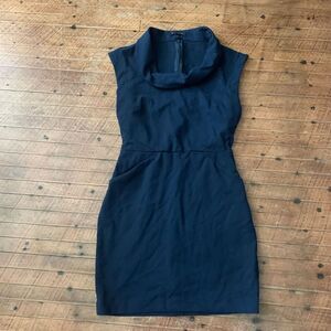 Banana Republic cowl neck sleeveless O little black dress